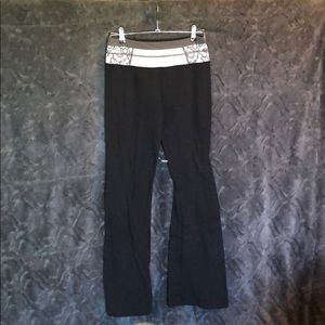 Lululemon Reversible Bell Bottom Yoga Pants